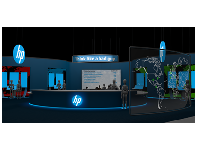 HP Security Experience Booth Concept